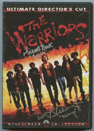 Michael Beck Deborah Van Valkenburgh Autographed Signed The Warriors Dvd Jsa