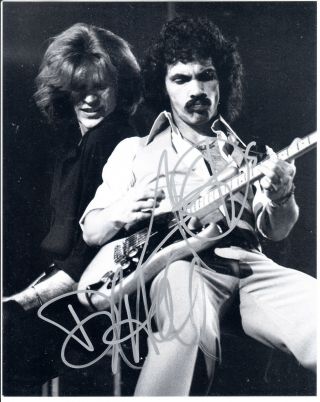 Daryl Hall & John Oates Autograph Signed 8 " X10 " Black & White Photo