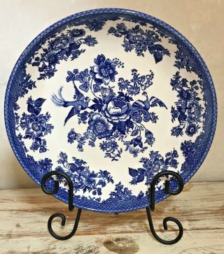 Royal Stafford Asiatic Pheasant Dark Blue Pasta Bowls Set Of 6