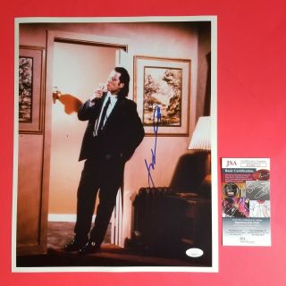 John Travolta Signed 11 " X14 " Pulp Fiction Color Photo Certified With Jsa Psa