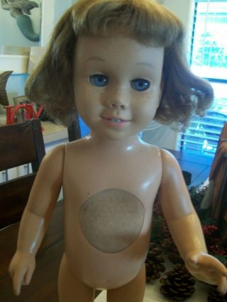 Vintage Mattel Blonde Blue Chatty Cathy Doll 1960 