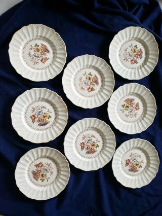 Royal Doulton Grantham D5477 Set Of 8 Dinner Plates 9.  5 " D