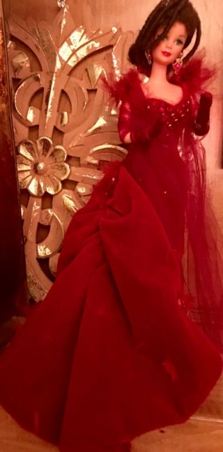 Barbie (No Package) SCARLETT O’HARA IN RED VELVET BIRTHDAY DRESS 1994 12815 2