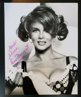 Ann Margret Signed 8x10 Authentic Autograph Gorgeous Sexy Actress Model B/w