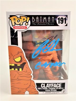 Ron Perlman Autograph Signed Funko Pop - Batman Animated " Clayface " (jsa)