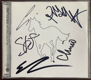 Deftones White Pony Cd Signed Autographed