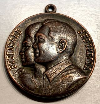 Philippines Ferdinand & Imelda Marcos Inauaguration Medal 1965