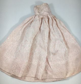 Ooak Custom Made Vintage Pink Gown For Madame Alexander Doll (see Measures)