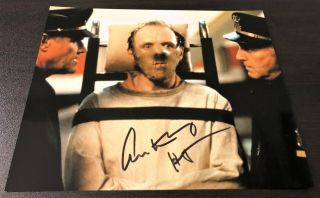 Silence Of The Lambs - Anthony Hopkins Signed 8x10 Photo W/ Hannibal Lecter