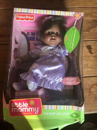 Fisher Price Little Mommy Sweet As Me Doll African American Night Night