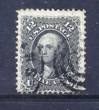 Us Stamps - 69 - - 12 Cent Washington Issue - Cv $95 - Target Cancel