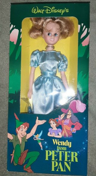 Vintage Walt Disney Wendy From Peter Pan Doll 11.  25 "