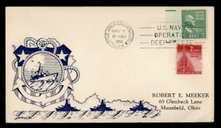 Dr Who 1956 Little America Antarctic Operation Deep Freeze Navy Cachet F61092
