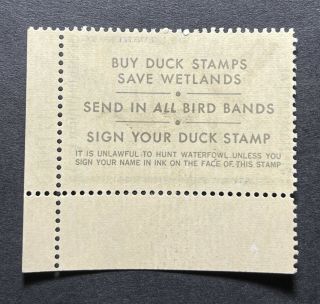 WTDstamps - RW38 1971 Plate - US Federal Duck Stamp - OG NH 2