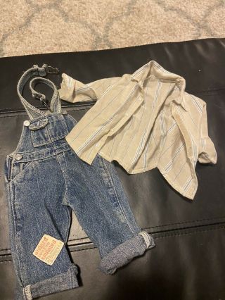 Retired American Girl Kit Hobo Overalls Outfit Rare