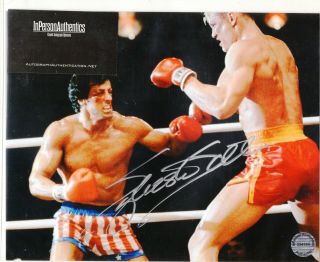 Sylvester Stallone Signed Autographed 8x10 “rocky” Photo W/coa - 84