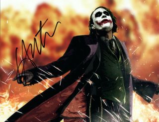 Heath Ledger - =dark Knight= - Outstanding Hand Signed Autographed Photo With