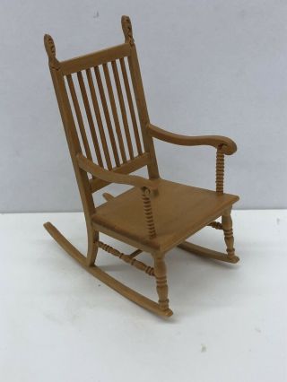 Dollhouse Miniature Rocking Chair 1:12 Scale Nursery Living Room 2