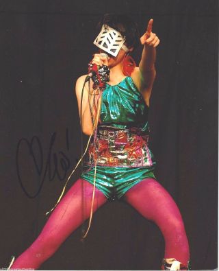 Yeah Yeah Yeahs Singer Karen O Hand Signed 8x10 Photo W/coa D Orzolek Punk Rock