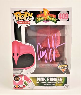 Amy Jo Johnson Autograph Signed Funko Pop - Power Rangers " Kimberly " (jsa)