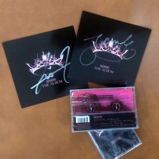 Blackpink The Album Signed Cassette Tape Jennie Autographed (autograph Art Card)
