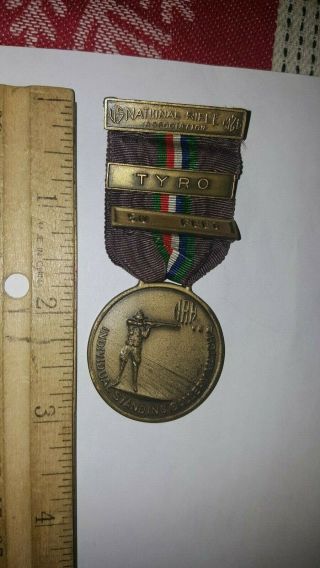 1925 Medal Nra National Rifle Association Tyro Individual Standing Gallery Match