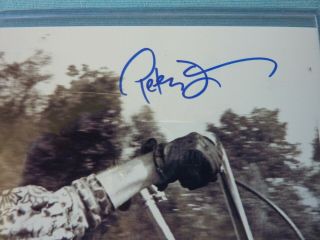 Peter Fonda Easy Rider Signed 8x10 Autographed Photo Captain America Helmet 3