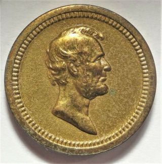 Abraham Lincoln Broken Column Us Medal By Barber Bronze J - Pr - 38 3