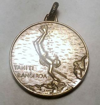 1965 Cmas Spearfishing World Championship Tahiti - Rangiroa Medallion