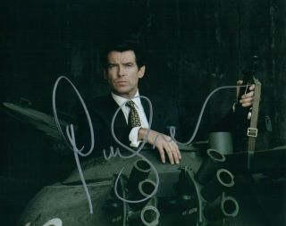 Pierce Brosnan 007 James Bond Goldeneye Signed 8x10 Autographed Photo Gc2