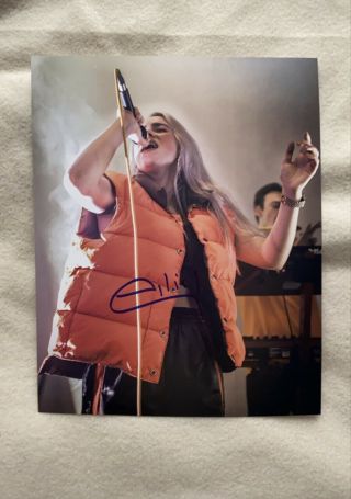 Billie Eilish Signed Photo 8x10 Autograph