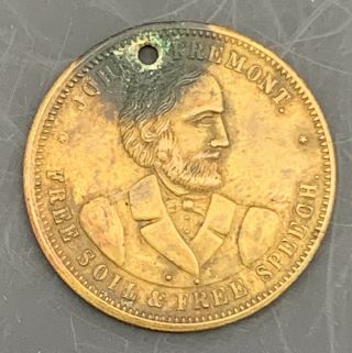 John C.  Fremont Presidential Campaign Medal 1856
