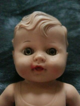 Vintage Sun Rubber Co.  Squeaker TOD - L - DEE and TOD - L - TIM Doll and Peter Pan 3