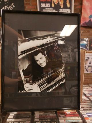 John Travolta Autographed Photo Framed Pulp Fiction