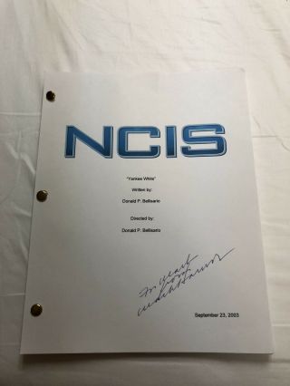 Mark Harmon Ncis Signed Autographed Yankee White Pilot Full Episode Script