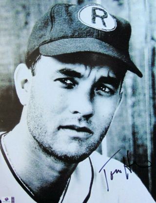 Tom Hanks Signed Autographed 11x14 Photo A League Of Their Own Gv731154