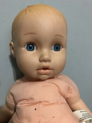 “you And Me” Baby Doll 15” Geoffrey Baby Doll Soft Body Blue Eyes Molded Hair