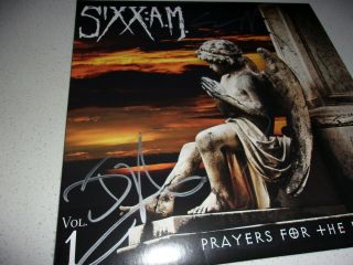 Sixx Am Signed Vinyl Lp Nikki Sixx Dj Ashba Autograph Motley Crue