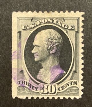 Tdstamps: Us Stamps Scott 190 30c Hamilton