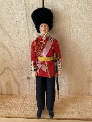 Vintage Prince Charles Doll With Rare Hard To Find England Guard Outfit