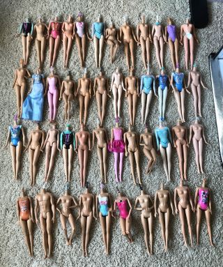 Mattel 46 Barbie Doll & Disney Bodies 4 Ooak Various Sizes & Skin Tone