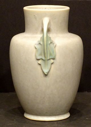 1920 ' s Antique ROSEVILLE POTTERY Arts Crafts TUSCANY PATTERN Vase LABEL 3