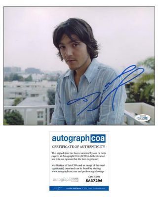 Diego Luna " Y Tu Mama Tambien " Autograph Signed 8x10 Photo Acoa