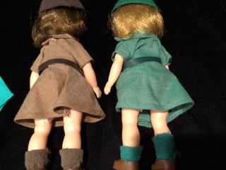 Vintage Girl Scout And Brownie Doll With Cloths 8 Inch Brownie Pin 3
