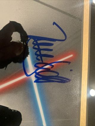 STAR WARS Dave Prowse & Mark Hamill Darth Vader Luke Skywalker Signed Photo 3