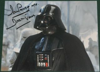 Authentic Dave Prowse Star Wars Darth Vader Signed Photo 8x10 Psa Bas Beckett