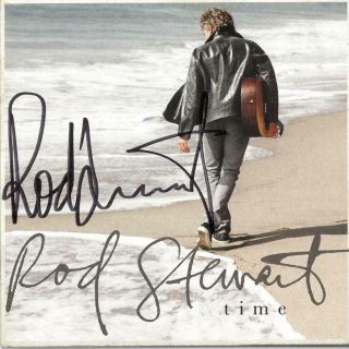 Rod Stewart Signed Authentic Autographed Cd Cover Psa/dna Af62960