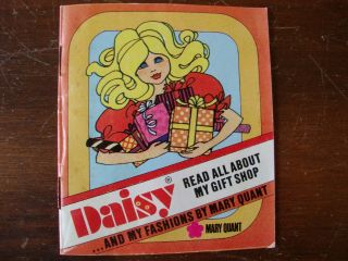 Vintage Read All About My Gift Shop Daisy Doll Fashion Booklet Mary Quant 1970s