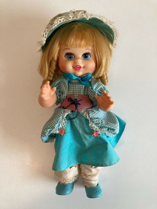 Vintage 1967 Mattel Little Bo Peep Small Talk Doll