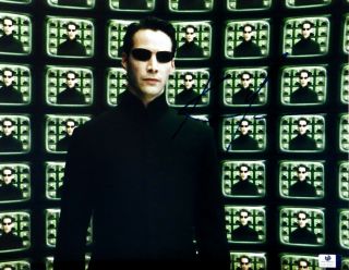 Keanu Reeves Signed Autographed 11x14 Photo The Matrix Neo Classic Shot Gv816303